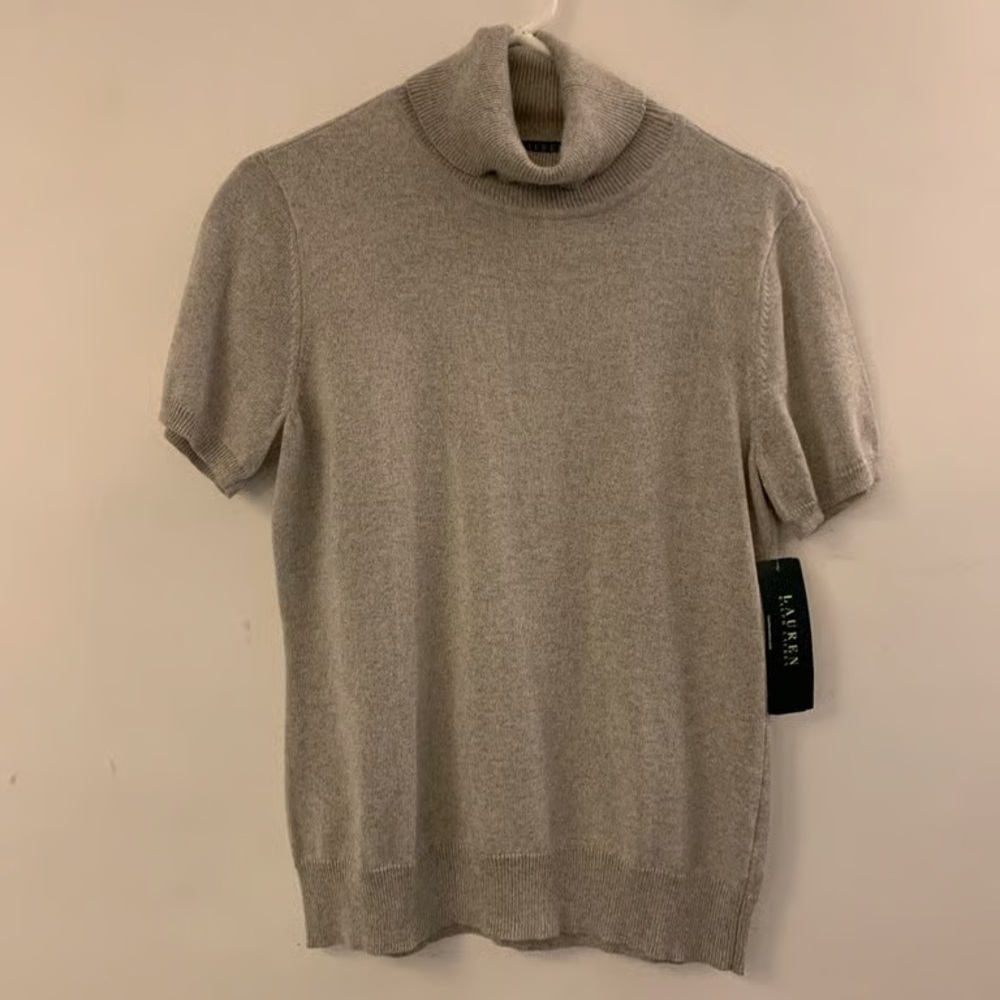 Lauren Ralph Lauren Men's Cream Turtleneck Sweater
